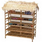 Bamboo 5 Tier Hutch Display