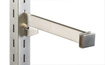 Satin Nickel Hangrail Brackets 12"L