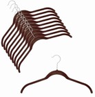 Slim-Line Chocolate Brown Shirt Hanger
