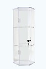 24" LOCKING COUNTER TOP SHOWCASE 3 SHELVES