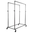 Double Bar Adjustable Height Pipe Rack