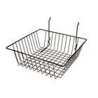 Universal Slatwall/Gridwall Basket 12"