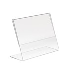 Acrylic Slantback Signholder 5"H x 7"W