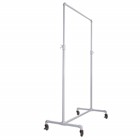 Pipeline Adjustable Height Single Bar Rack (White)