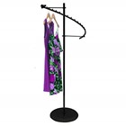 Black Spiral Clothing Rack