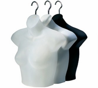 Injection Molded Ladies Upper Torso - Mannequin Forms