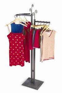 Garment Racks - Two Way Boutique Rack