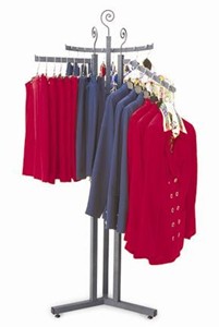 Garment Racks - Three Way Boutique Rack