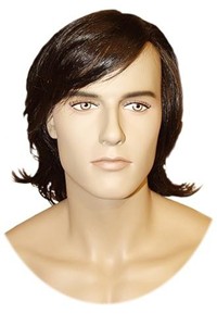 Euro-Wigs "Style#1"  - Male Mannequins with Wigs