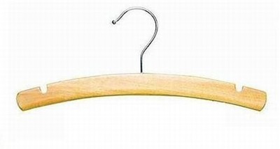 Arched Top Hanger-12"  - Childrens Wood Hangers