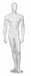 White Gloss Male Mannequin