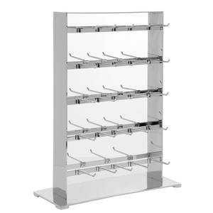 Polished Chrome Double Sided Jewelry Display