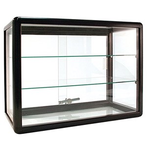 Black Glass Counter Display Case
