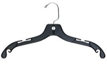 Heavyweight Black Plastic Dress/Shirt Hanger