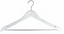 White Suit Hanger w/ Bar