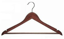 Flat Suit Hanger w/Bar