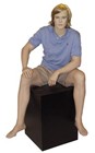 Sitting Male Euro-Mannequin