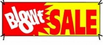 Banner "Blow-Out Sale"