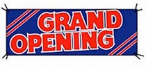 Banner "Grand Opening"