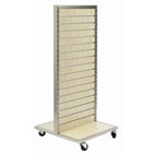 Two Way Mobile Slatwall Merchandiser