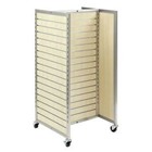 Mobile Slatwall "H" Merchandiser
