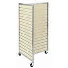 3 Way Mobile Slatwall Merchandiser